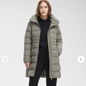 Brand New Canada Goose Green Puffer Jacket Quilted Hooded